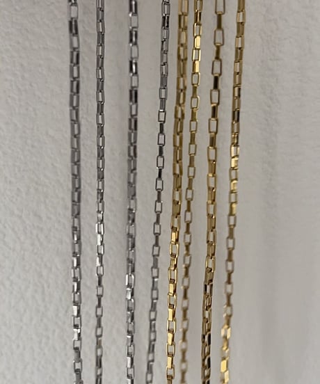 TINY CHAIN NECKLACE（SILVER）