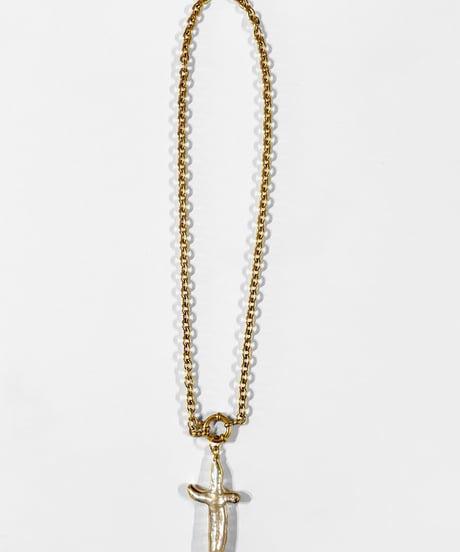 CROSS PEARL NECKLACE