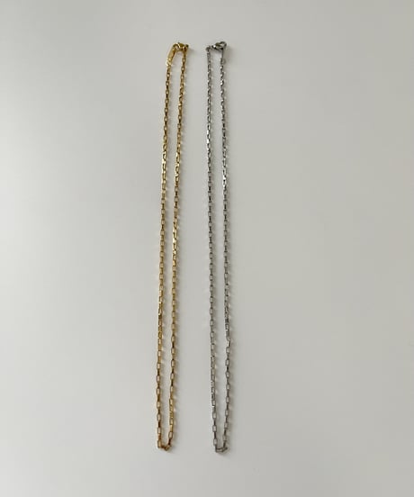 TINY CHAIN NECKLACE（SILVER）