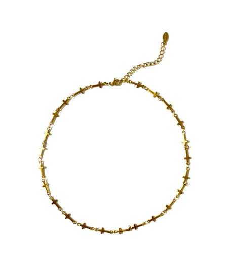 THE CROSS NECKLACE(GOLD)