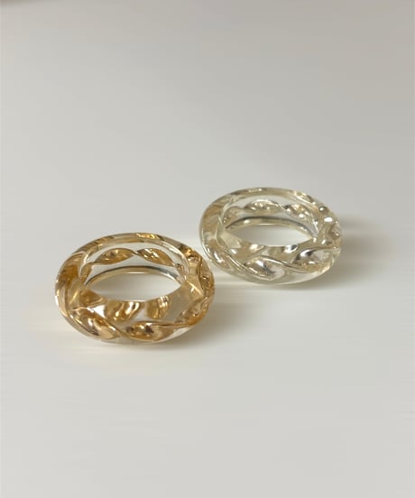 CLEAR RING（GOLD/SILVER）
