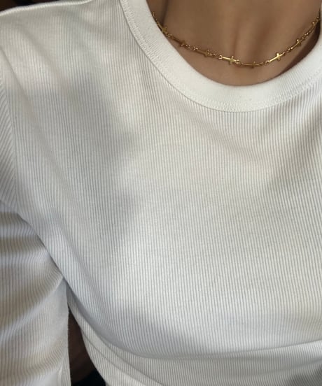 THE CROSS NECKLACE(GOLD)