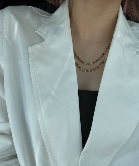 VENICE CHAIN NECKLACE（GOLD）
