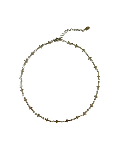 THE CROSS NECKLACE (SILVER)