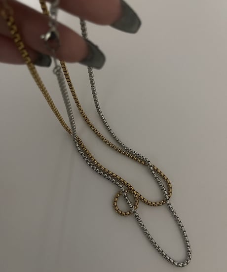 VENICE CHAIN NECKLACE（GOLD）
