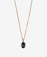 SWAROVSKI STONE NECKLACE（BLACK）