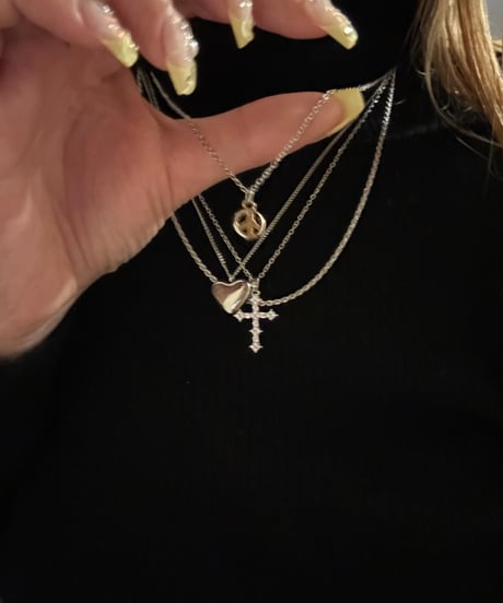 PEACEMARK NECKLACE （SILVER）