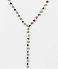 BLING STONE LONG NECKLACE