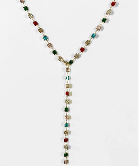 BLING STONE LONG NECKLACE