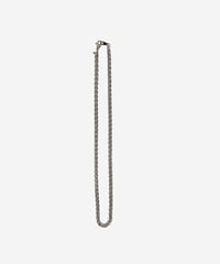 FOXTAIL CHAIN NECKLACE（SILVER）