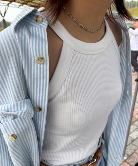 THE CROSS NECKLACE (SILVER)