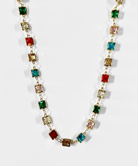 BLING STONE LONG NECKLACE