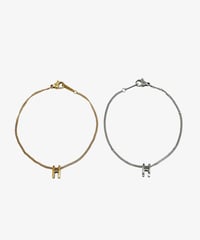 INITIAL BRACELET(GOLD/SILVER)