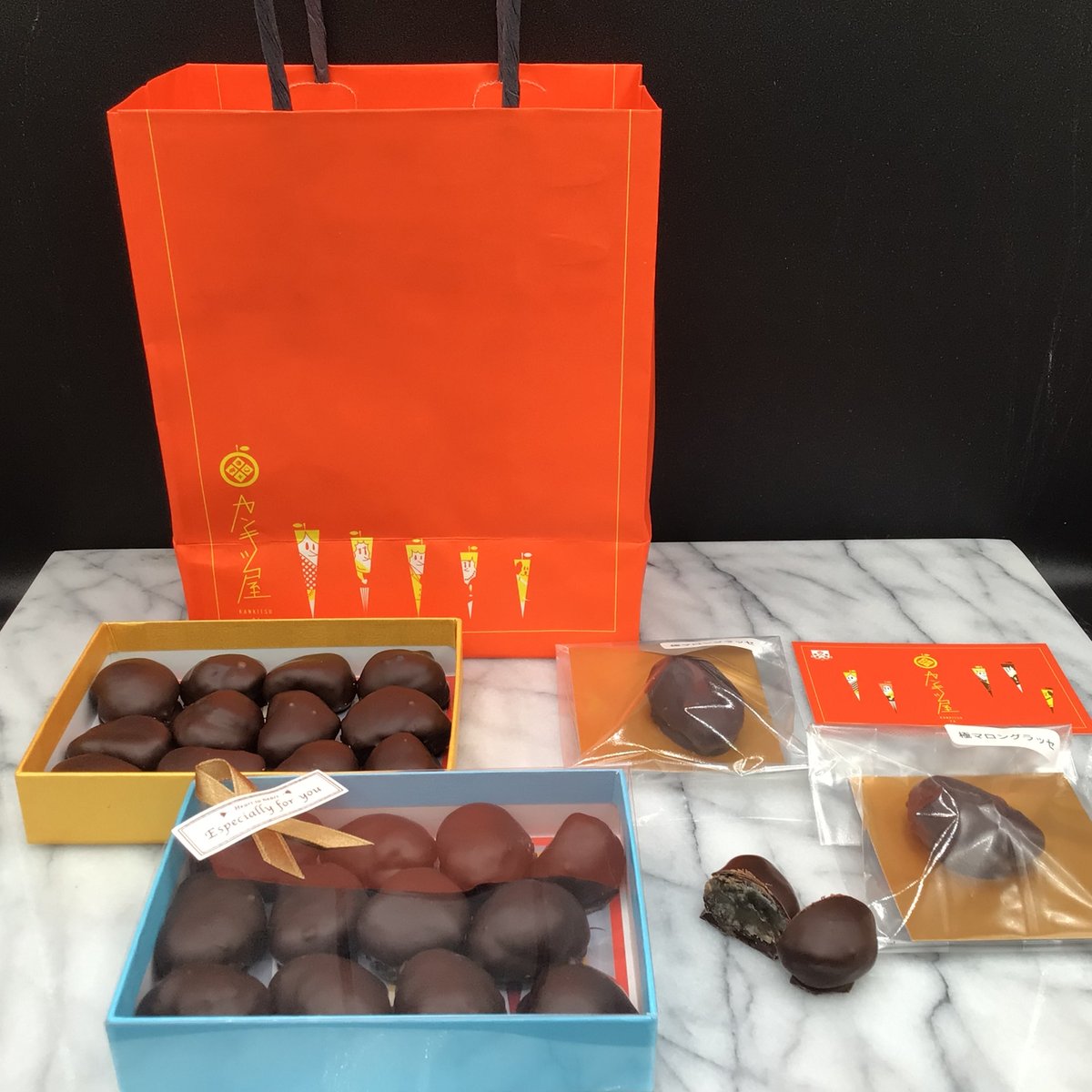 極マロングラッセ ギフトver | 国産オランジェットとショコラバター
