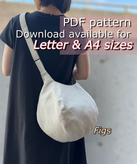 【Letter＆A4】［Figs］pdf sewing pattern ※Instructions on how to make are not included