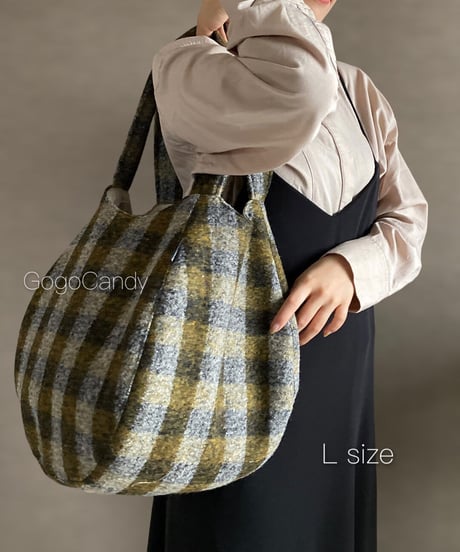 【Letter＆A4】4 sizes［Sumomo bag］ pdf sewing pattern※Instructions on how to make are not included