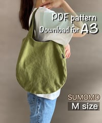 【A3】 🔹M size🔹［Sumomo］pdf sewing pattern ※How to make is not included