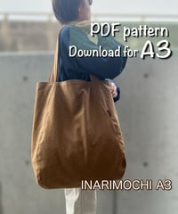 【A3】［InarimochiA3］pdf sewing pattern ※How to make is not included