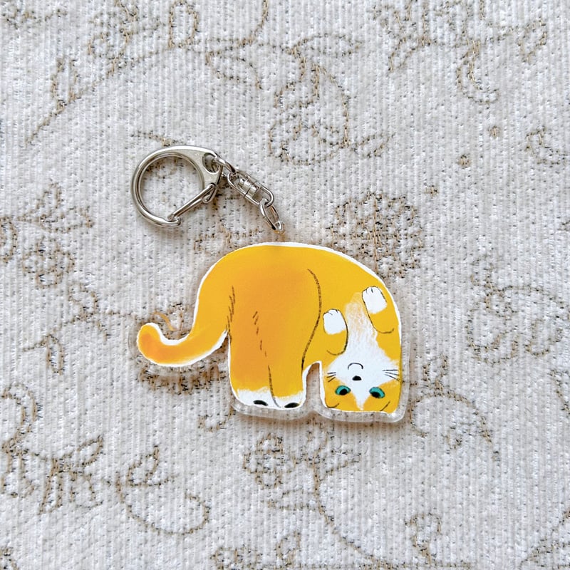 アクリルキーホルダー * ももろ（ねこにゃんこれなーんだ） | 花麦文庫