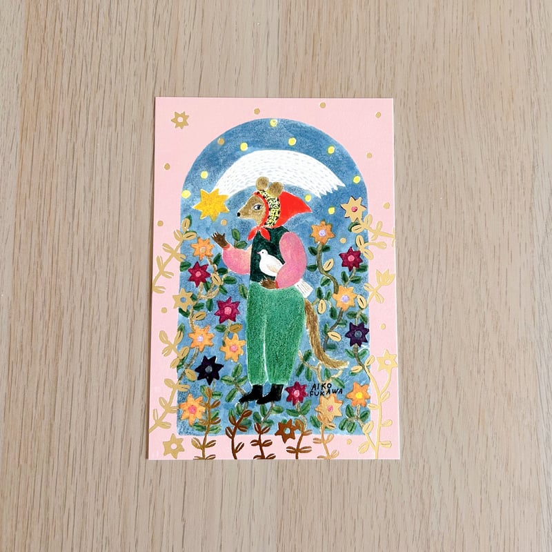 【ぽこ】ポストカード オリジナルポストカード（正方形） 5枚組 ポストカード yuiko yokota