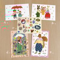 箔押しポストカード * 布川愛子