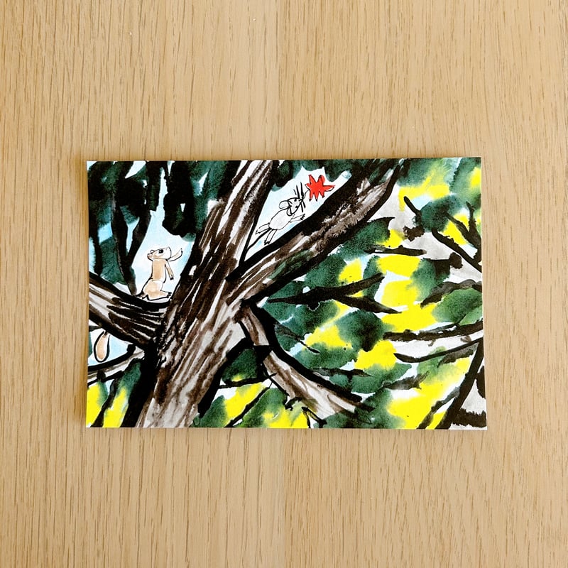 ポストカード * きくちちき（もみじのてがみ） | 花麦文庫