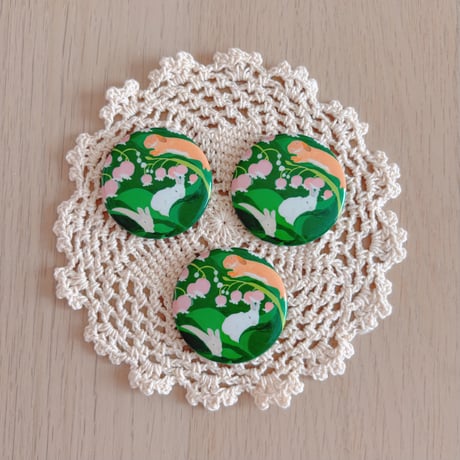 缶バッチ * キエピノコ