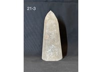 水晶ポイント ポリッシュ ブラジル　ミナスジェライス産　0.74kg 16.5cm　21-3