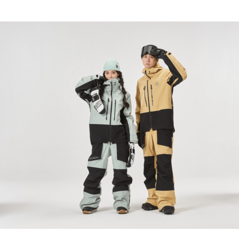 大幅値下げ3Lジップアップスノージャケット&ビブパンツtaotech