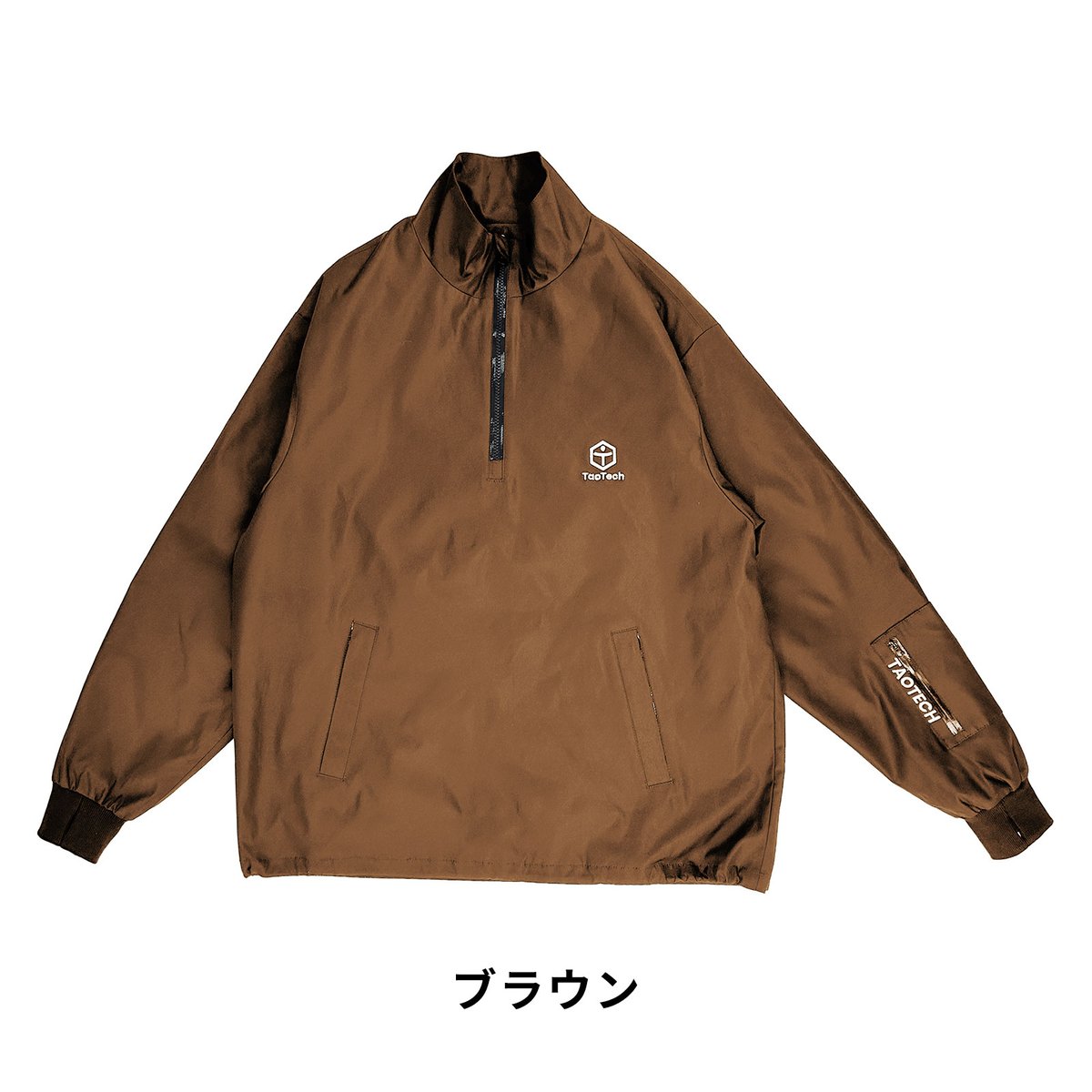 TAO TECH ハーフジップジャケット ダークグリーン