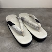 【新作】小室庵×カレンブロッソ　カフェ草履　Lサイズ