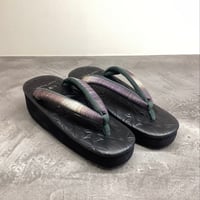 小室庵×カレンブロッソ　カフェ草履  Lサイズ