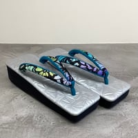 小室庵×カレンブロッソ　カフェ草履  Lサイズ