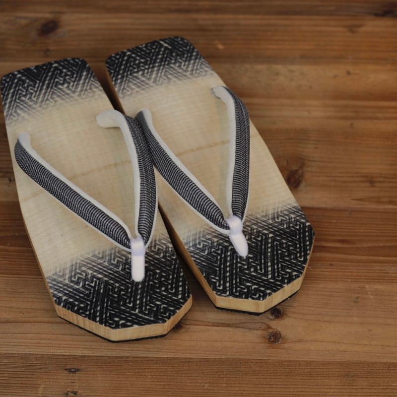 黒澤桐材店×小室庵 オリジナル下駄（布張りタイプ）サイズ:メンズ 送料