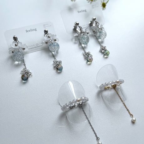 夏の気配を運んでくれるピアス/イヤリング