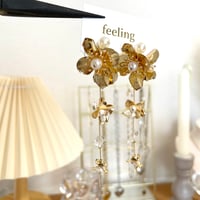 gold flower pearl