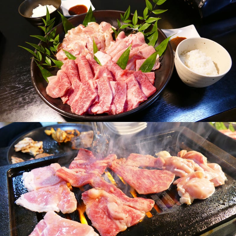 送料無料】(冷凍)岐阜県よくばり三種の焼肉セット 飛騨牛/三浦豚/恵那