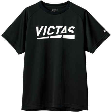 【VICTAS　Tシャツ】プレイロゴティー　ブラック