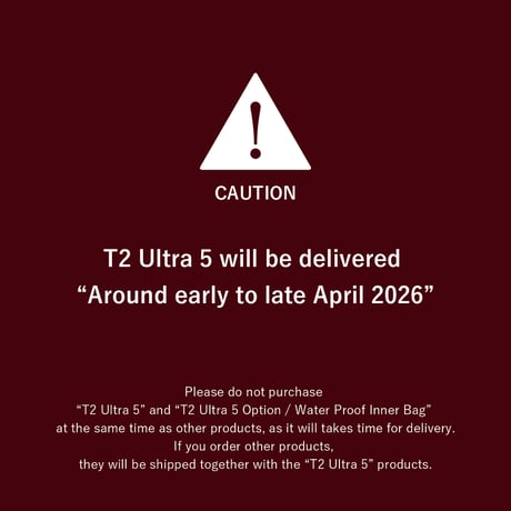 [Pre-order] T2 Ultra 5 / Bordeaux (2025 Seasonal Color)
