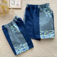 ハーフパンツ　カーズブルー　110size