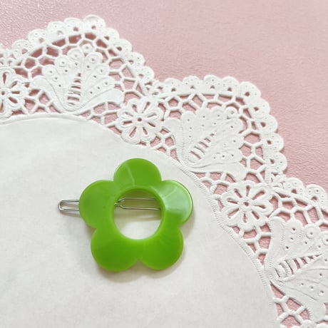 Flower hair pin