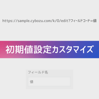 初期値設定カスタマイズ