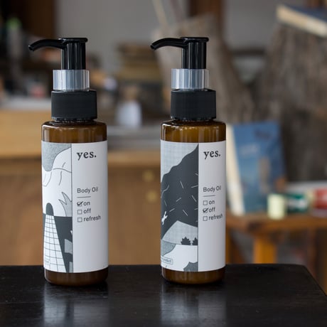 yes ボディオイル 100ml（on/off）