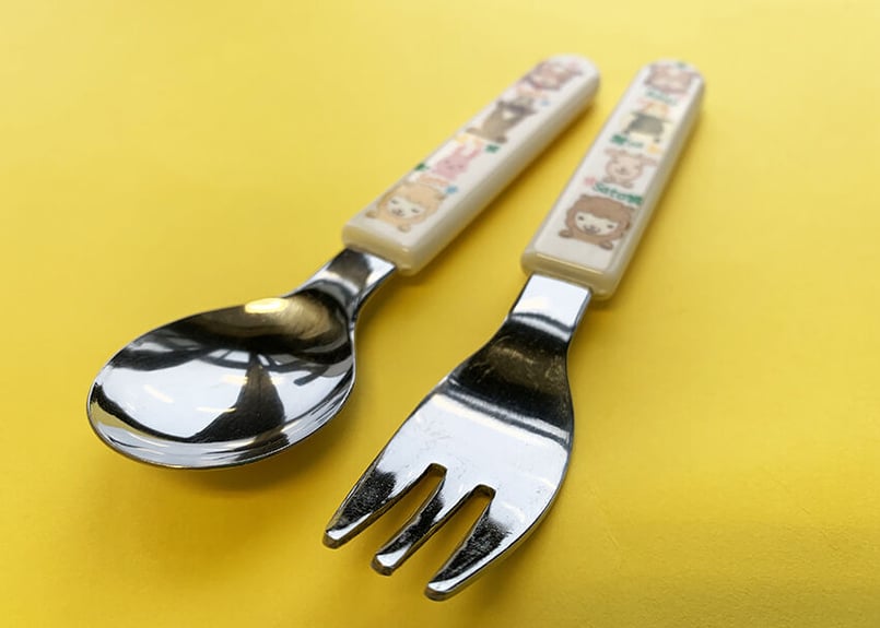 あんこちゃんスプーン＆フォークセット【送料別】 | ひるがの高原 牧歌