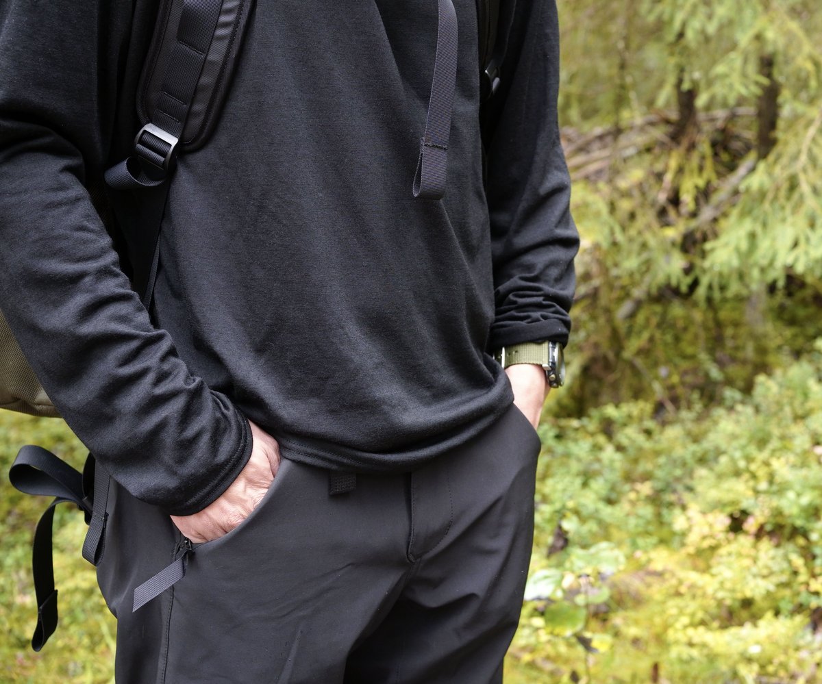 HYBRID MERINO LIGHT L/S T-SHIRT by HINOKO - ind