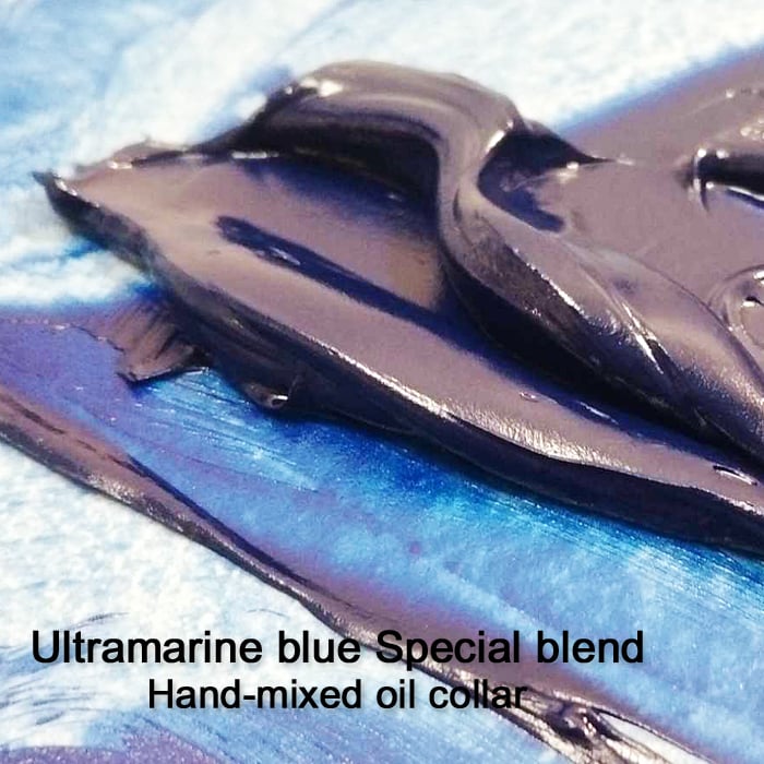 天然ウルトラマリンブルー ブレンド 顔料 サンプル 0.8g 油絵 宝石