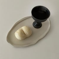 藤原はな ふわふわリム皿