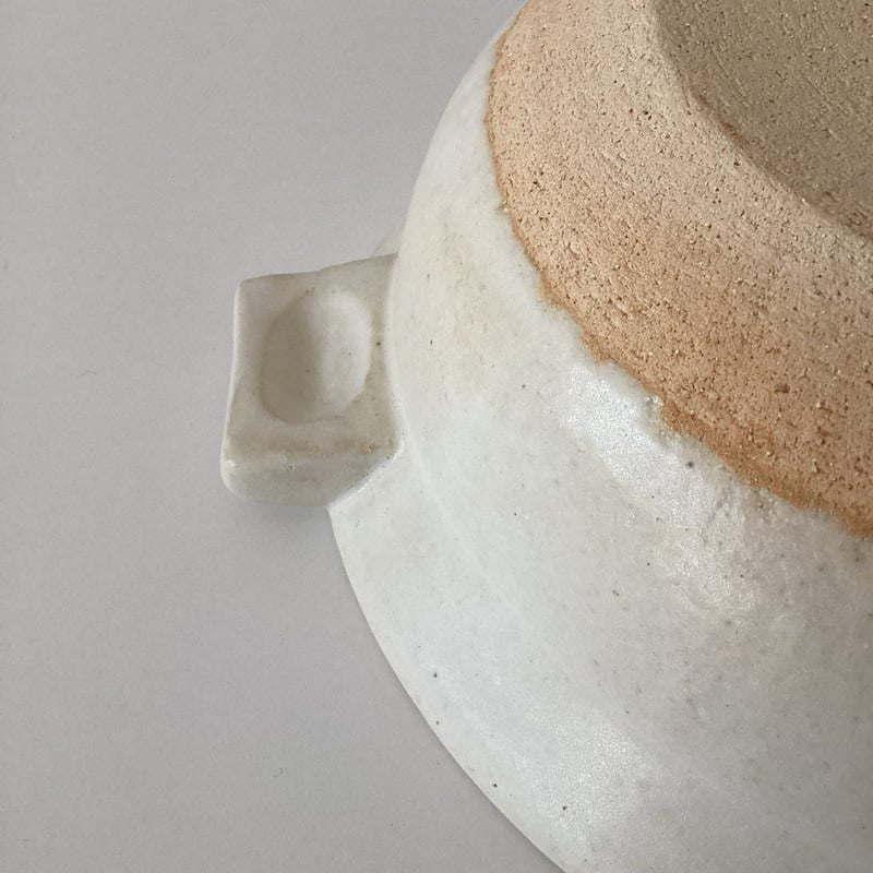 ☆内田可織 クロス鍋 白 3人用 | gallery1188