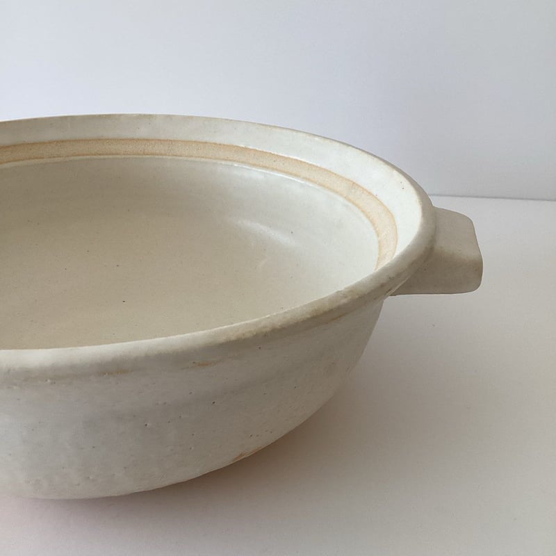 ☆内田可織 クロス鍋 白 3人用 | gallery1188