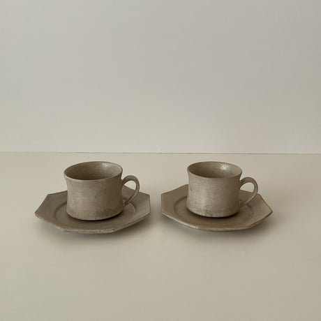 塚本友太　コーヒーカップ　薄銀